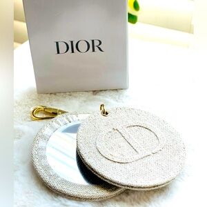 Dior compact mirror/keychain or bag charm - NIB
